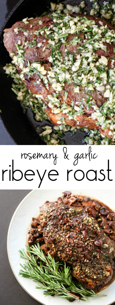 Rosemary & Garlic Ribeye Roast from The Ruby Kitchen
